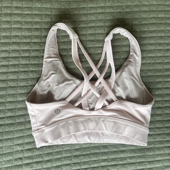 Women's pink Sports Bra - Picture 2 of 3